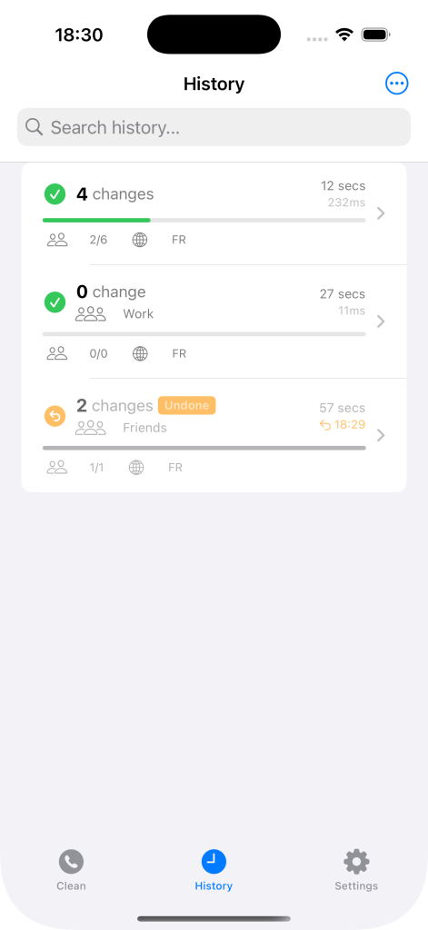 cleanUpPhoneNumbers - track change / history of international phone conversion